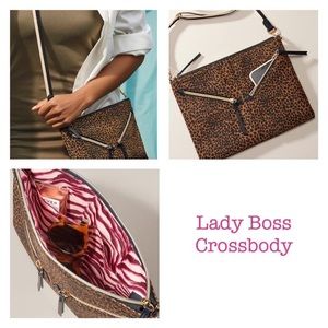 Lady Boss Crossbody- Animal Dot print
